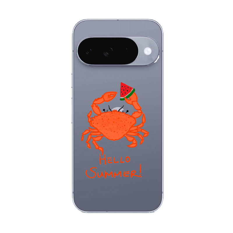 Google Pixel 10 Hello Summer! Transparent Silicone TPU Θήκη