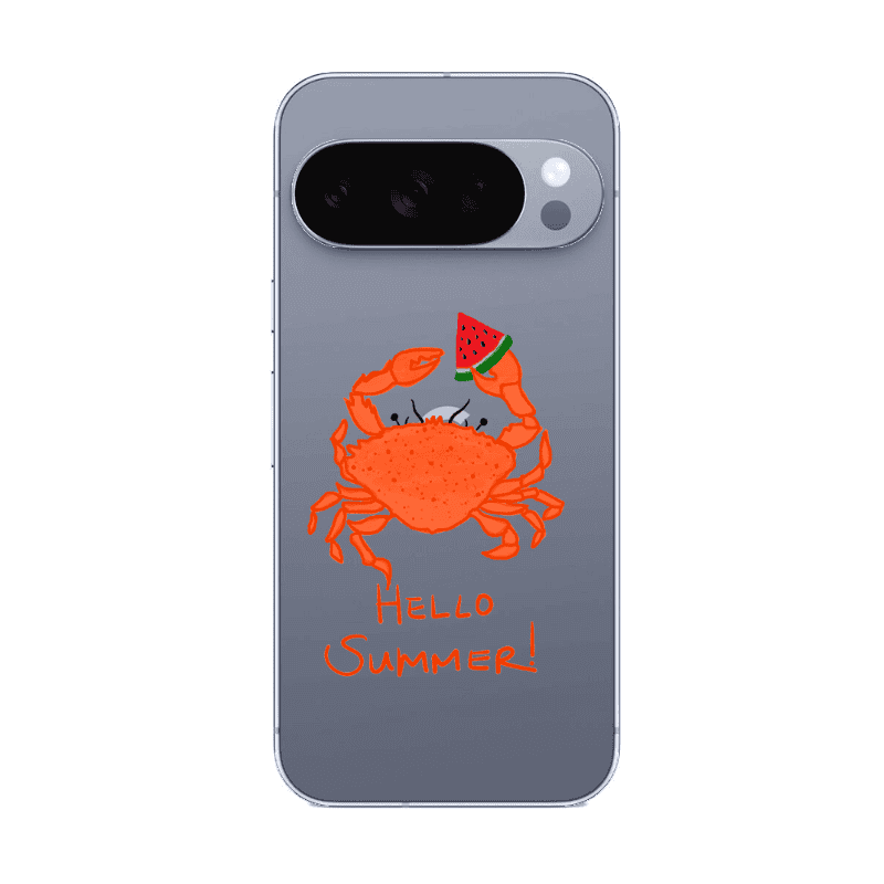 Google Pixel 10 Pro Hello Summer! Transparent Silicone TPU Θήκη