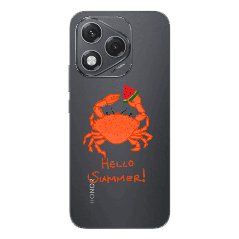 Honor 400 Lite Hello Summer! Transparent Silicone TPU Θήκη