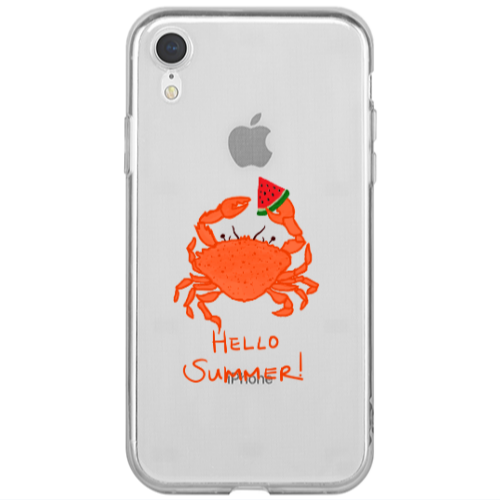 Apple iPhone Xr Hello Summer! Transparent Silicone TPU Θήκη