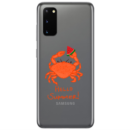 Samsung S20 Hello Summer! Transparent Silicone TPU Θήκη