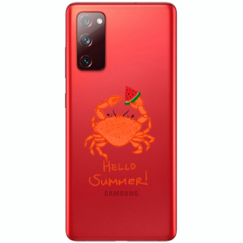 Samsung S20 FE Hello Summer! Transparent Silicone TPU Θήκη