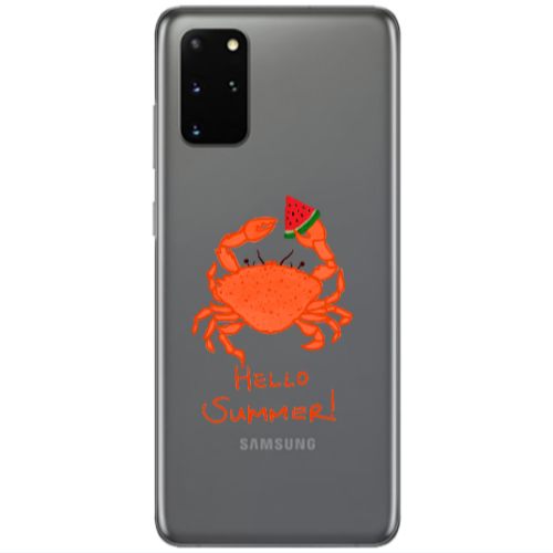 Samsung S20 Plus Hello Summer! Transparent Silicone TPU Θήκη