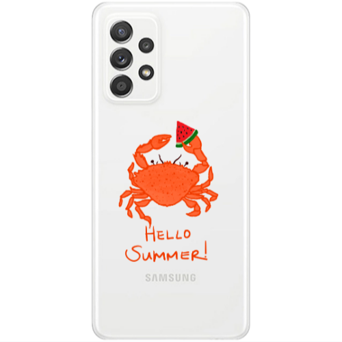 Samsung A33 Hello Summer! Transparent Silicone TPU Θήκη