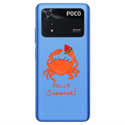 Xiaomi Poco M4 Pro 4G Hello Summer! Transparent Silicone TPU Θήκη