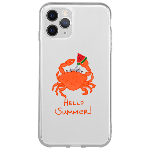 Apple iPhone 13 Pro Hello Summer! Transparent Silicone TPU Θήκη
