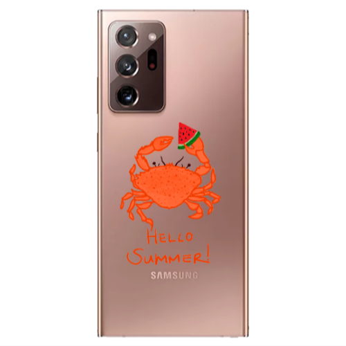 Samsung Note 20 Ultra Hello Summer! Transparent Silicone TPU Θήκη
