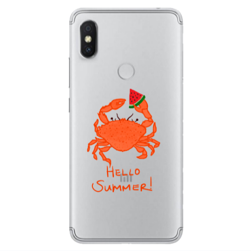 Xiaomi Redmi S2 Hello Summer! Transparent Silicone TPU Θήκη