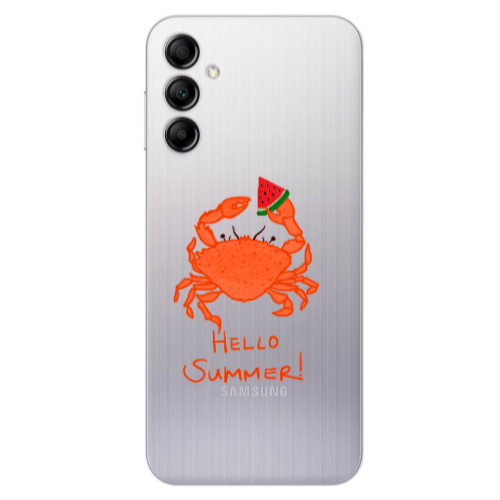 Samsung A14 5G Hello Summer! Transparent Silicone TPU Θήκη