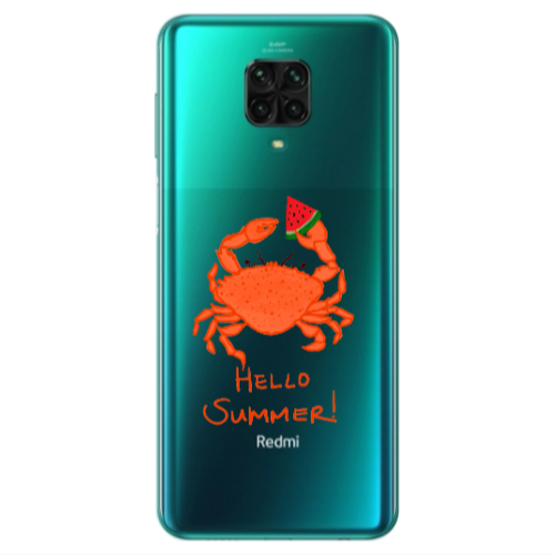 Xiaomi Redmi Note 9S Hello Summer! Transparent Silicone TPU Θήκη
