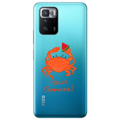 Xiaomi Poco X3 GT Hello Summer! Transparent Silicone TPU Θήκη