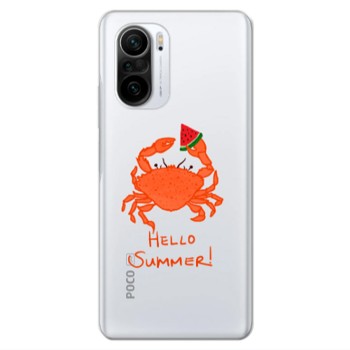 Xiaomi Poco F3 Hello Summer! Transparent Silicone TPU Θήκη