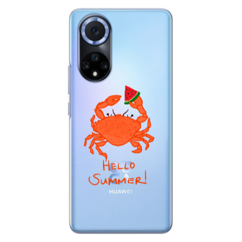Huawei Nova 9 Hello Summer! Transparent Silicone TPU Θήκη