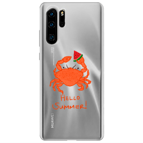 Huawei P30 Pro Hello Summer! Transparent Silicone TPU Θήκη