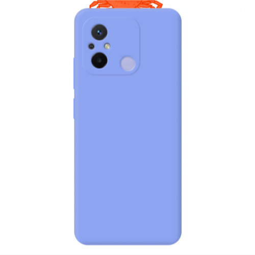 Xiaomi Redmi 12C Hello Summer! Light Purple Colored Silicone TPU Θήκη