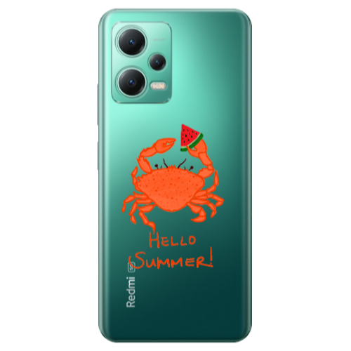 Xiaomi Redmi Note 12 Pro Plus 5G Hello Summer! Transparent Silicone TPU Θήκη