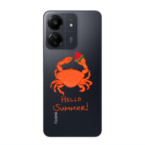 Xiaomi Redmi 13C Hello Summer! Transparent Silicone TPU Θήκη