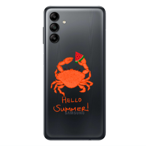 Samsung A13 5G Hello Summer! Transparent Silicone TPU Θήκη