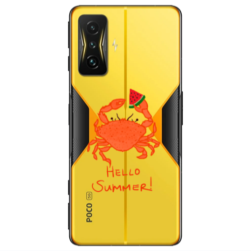 Xiaomi Poco F4 Gt Hello Summer! Transparent Silicone TPU Θήκη