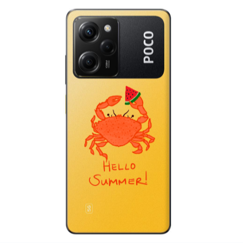 Xiaomi Poco X5 Pro Hello Summer! Transparent Silicone TPU Θήκη