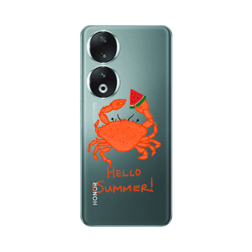 Honor 90 5G Hello Summer! Transparent Silicone TPU Θήκη