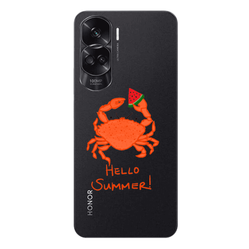 Honor 90 Lite 5G Hello Summer! Transparent Silicone TPU Θήκη