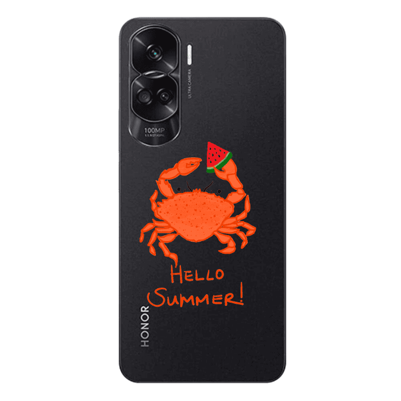 Honor 90 Lite 5G Hello Summer! Transparent Silicone TPU Θήκη