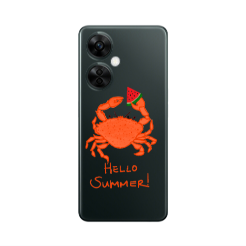 Oneplus Nord CE 3 Lite 5G Hello Summer! Transparent Silicone TPU Θήκη