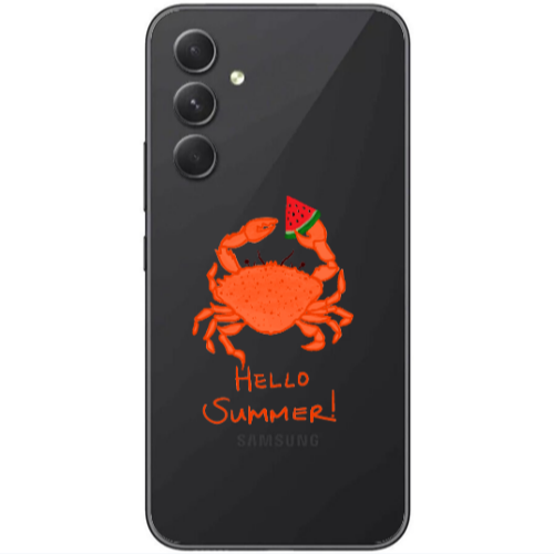 Samsung Galaxy A25 Hello Summer! Transparent Silicone TPU Θήκη