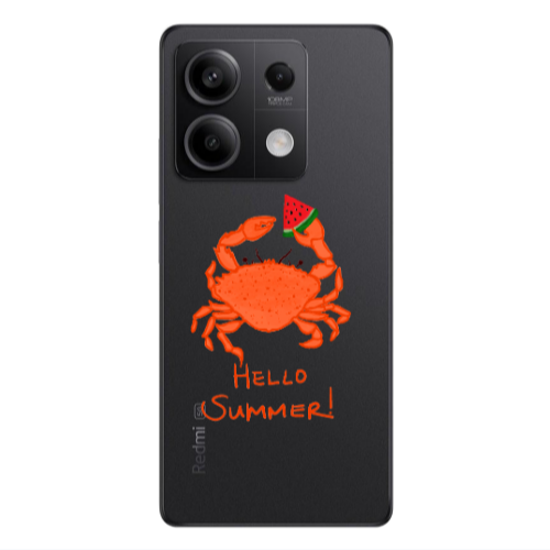 Xiaomi Redmi Note 13 5G Hello Summer! Transparent Silicone TPU Θήκη