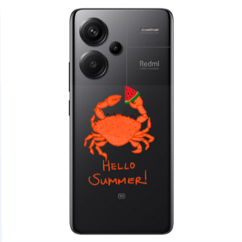 Xiaomi Redmi Note 13 Pro+ 5G  Hello Summer! Transparent Silicone TPU Θήκη