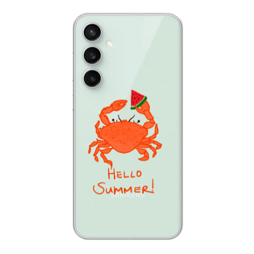 Samsung S24 Plus Hello Summer! Transparent Silicone TPU Θήκη
