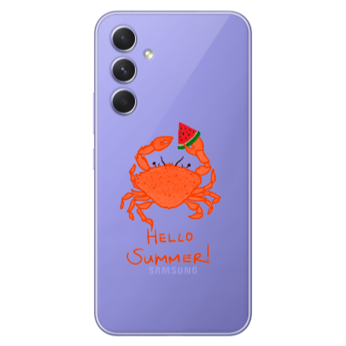 Samsung A35 Hello Summer! Transparent Silicone TPU Θήκη