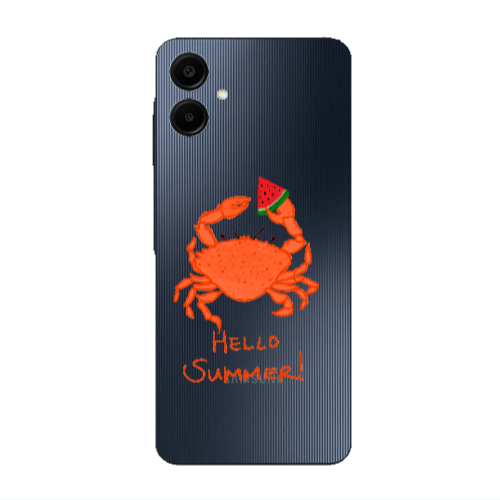 Samsung A06 Hello Summer! Transparent Silicone TPU Θήκη
