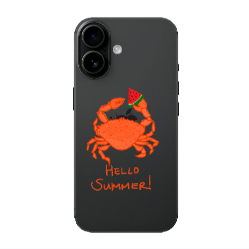 Apple Iphone 16 Hello Summer! Transparent Silicone TPU Θήκη