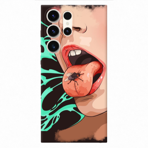 Samsung S25 Ultra Black Snake Transparent Silicone TPU Θήκη