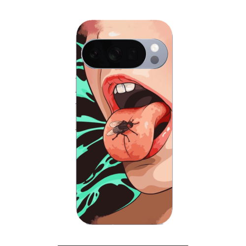 Google Pixel 10 Pro XL Black Snake Transparent Silicone TPU Θήκη