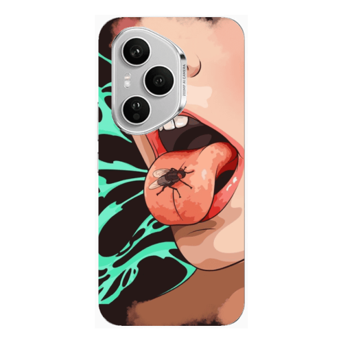 Honor Magic 400 Pro Black Snake Transparent Silicone TPU Θήκη