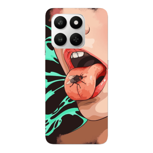 Honor Magic 400 Smart Black Snake Transparent Silicone TPU Θήκη
