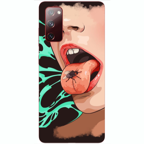 Samsung S20 FE Black Snake Transparent Silicone TPU Θήκη