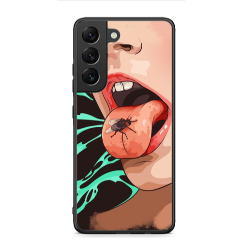 Samsung S22 Plus Black Snake Black Glossy Θήκη