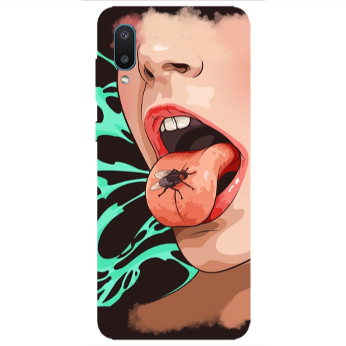 Samsung A02 Black Snake Transparent Silicone TPU Θήκη