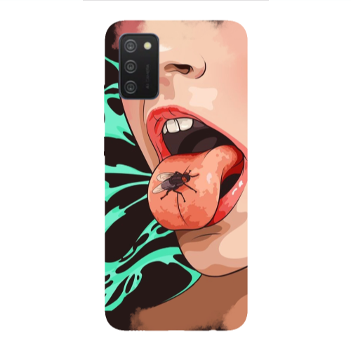 Samsung A03S Black Snake Transparent Silicone TPU Θήκη