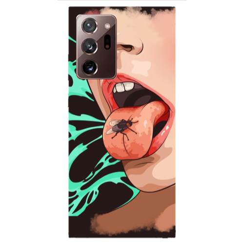 Samsung Note 20 Ultra Black Snake Transparent Silicone TPU Θήκη