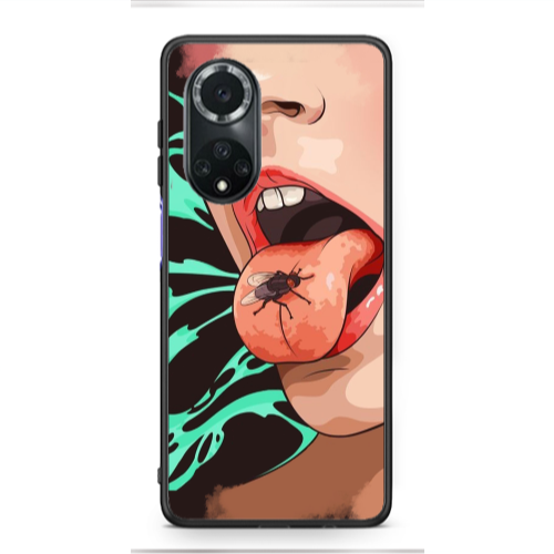 Huawei Nova 9 Black Snake Black Glossy Θήκη
