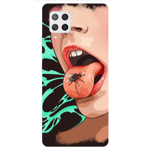 Samsung A42 5G Black Snake Transparent Silicone TPU Θήκη