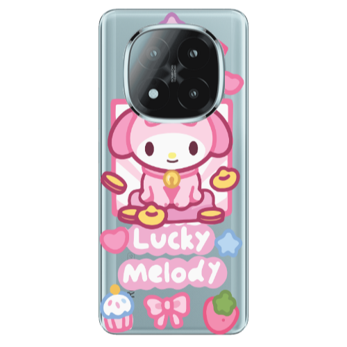 Xiaomi Redmi Note 14 Pro + 5g Lucky Melody Transparent Silicone TPU Θήκη