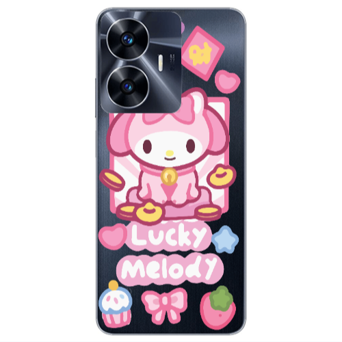 Realme Note 50 Lucky Melody Transparent Silicone TPU Θήκη