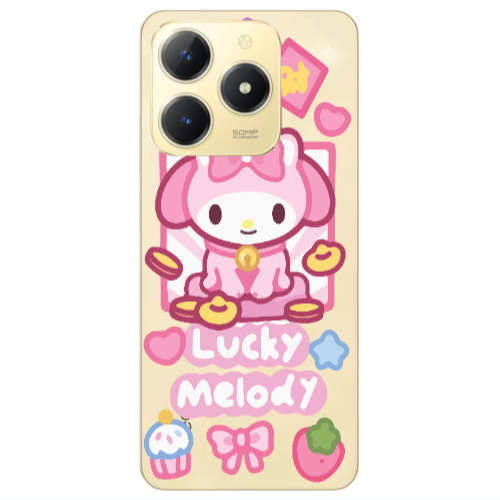 Realme C61 Lucky Melody Transparent Silicone TPU Θήκη