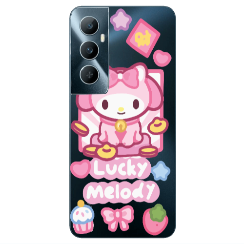 Realme C65 Lucky Melody Transparent Silicone TPU Θήκη